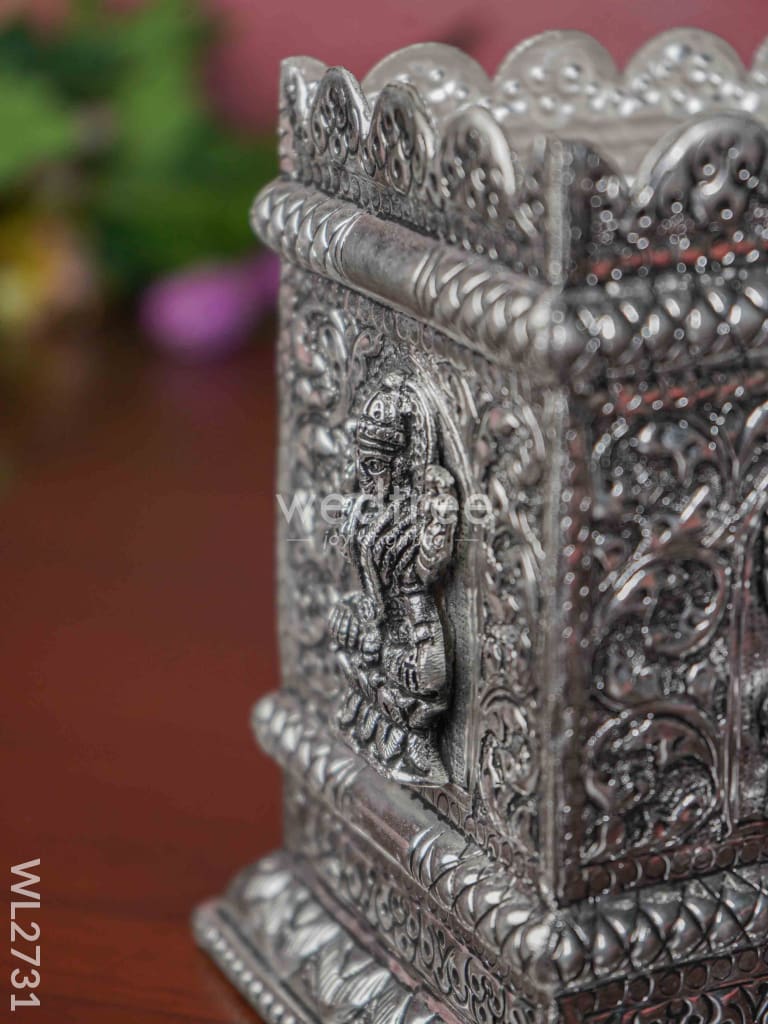 German Silver Lakshmi Tulasi Maadam - Wl2731 Pooja Utility