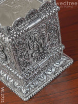 German Silver Lakshmi Tulasi Maadam - Wl2731 Pooja Utility