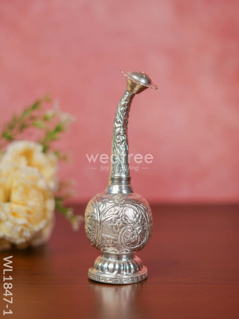 German Silver Paneer Dhani - Wl1847 Small Pooja Utility