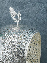 German Silver Peacock Akhand Diya - Wl0019 Diyas