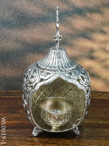 German Silver Peacock Akhand Diya - Wl0019 Small Diyas