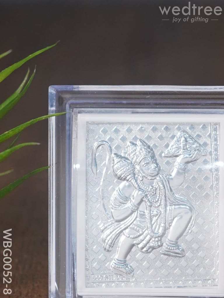 German Silver Plated Hanuman Photoframe With Stand (Small) - Wbg0052-8 Photo Frame