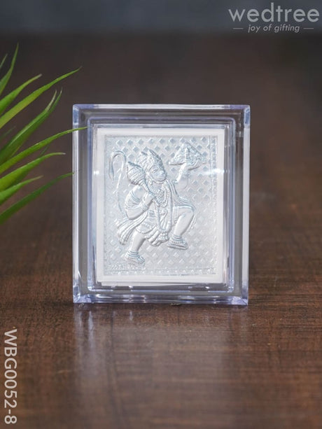 German Silver Plated Hanuman Photoframe With Stand (Small) - Wbg0052-8 Photo Frame