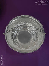 German Silver Pooja Basket - Wl3571 Utility