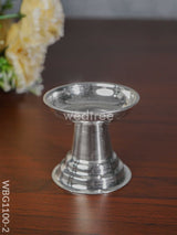 German Silver Round Diya - Wbg1100 Big Diyas