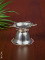 German Silver Star Diya Small ( Set Of 2 ) - W2433 Diyas