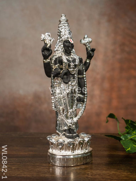 German Silver Tirupathi Balaji Idol Medium - Wl0842 Figurines