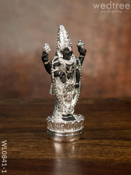 German Silver Tirupathi Balaji Idol Small - Wl0841 Figurines
