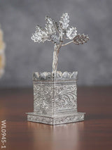 German Silver Tulasi Maadam - Wl0945-1 Pooja Utility