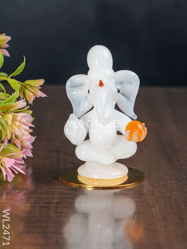 Glass Ganesha Idol - Wl2471 Decor