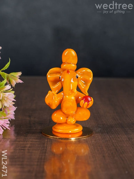 Glass Ganesha Idol - Wl2471 Decor