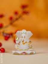 Glass Ganesha Idol - Wl2476 Decor