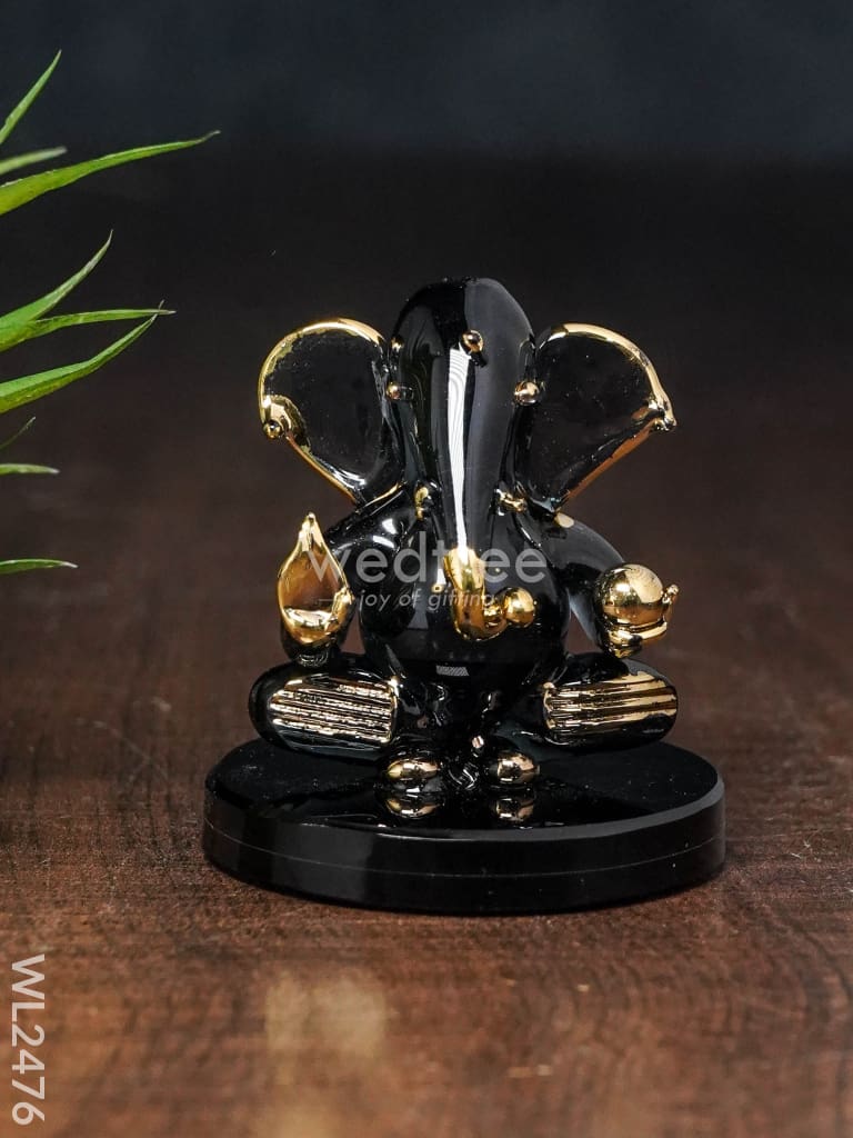 Glass Ganesha Idol - Wl2476 Home Decors