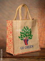 Go Green - Eco Friendly Jute Bag Wbg0088 Bags