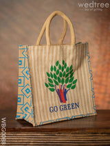 Go Green - Eco Friendly Jute Bag Wbg0088 Bags