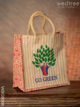 Go Green - Eco Friendly Jute Bag Wbg0088 Bags