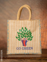 Go Green - Eco Friendly Jute Bag Wbg0088 Bags