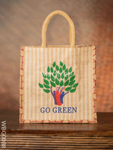 Go Green - Eco Friendly Jute Bag Wbg0088 Bags