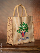 Go Green - Eco Friendly Jute Bag Wbg0088 Bags