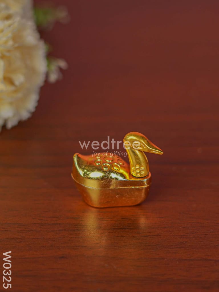 Gold Duck Kumkum Holder - W0325 Holders