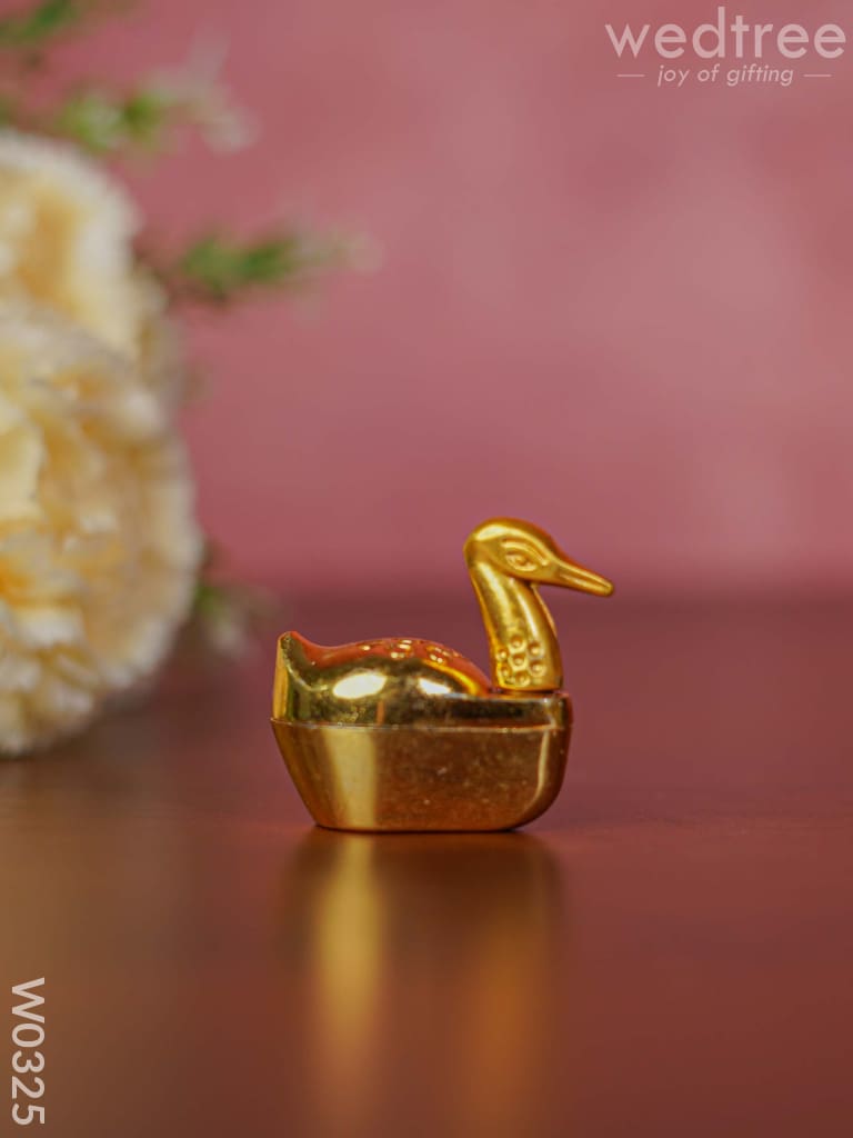 Gold Duck Kumkum Holder - W0325 Holders