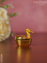 Gold Duck Kumkum Holder - W0325 Holders