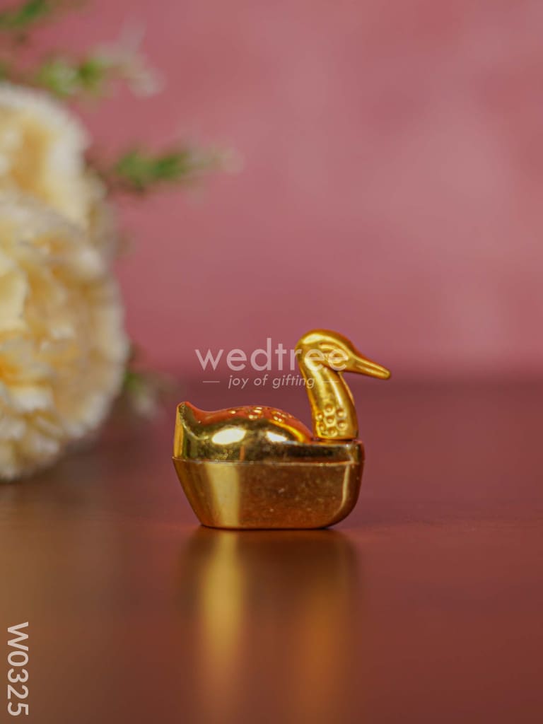 Gold Duck Kumkum Holder - W0325 Holders