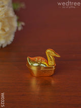 Gold Duck Kumkum Holder - W0325 Holders