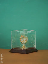 Gold Globe In Acrylic Cabinet - Wl4615 Plated