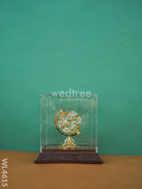 Gold Globe In Acrylic Cabinet - Wl4615 Plated