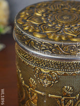 Gold Oxidised Dabba - Wl1896-2 Containers