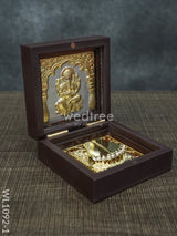 Gold Plated Prayer Box Mini - Wl1092 Paduka