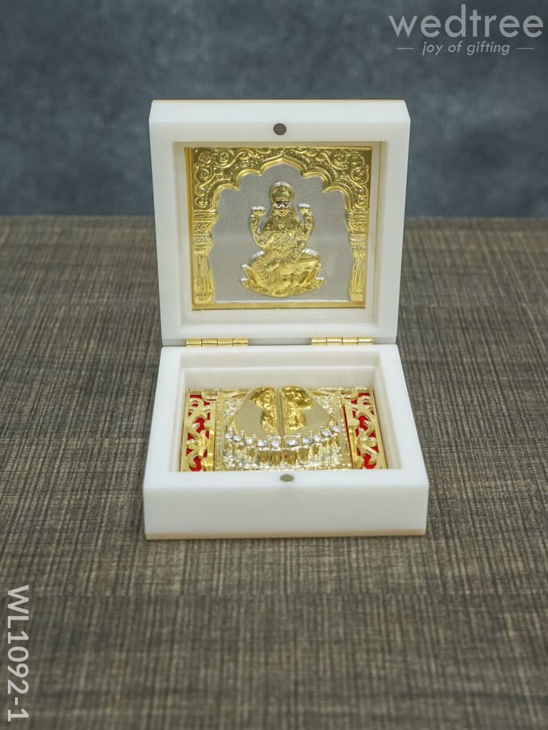 Gold Plated Prayer Box Mini - Wl1092 Paduka