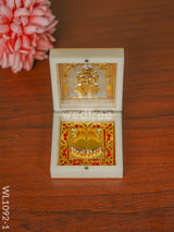 Gold Plated Prayer Box Mini - Wl1092 Paduka