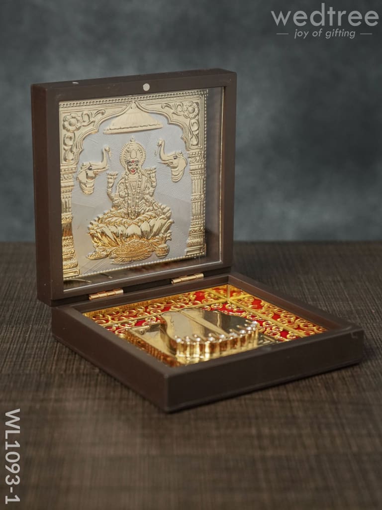 Gold Plated Prayer Box Small - Wl1093 Paduka