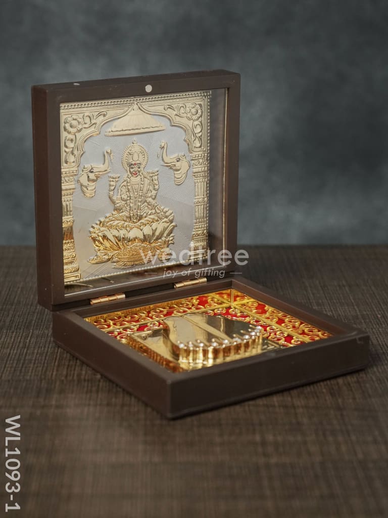 Gold Plated Prayer Box Small - Wl1093 Paduka