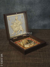 Gold Plated Prayer Box Small - Wl1093 Paduka