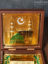 Gold Plated Prayer Box Small - Wl1093 Paduka