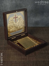 Gold Plated Prayer Box Small - Wl1093 Paduka