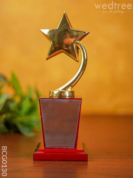 Gold Star Trophy - Bcg0130 Branding