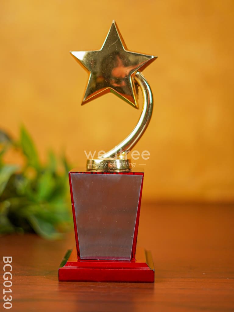 Gold Star Trophy - Bcg0130 Branding