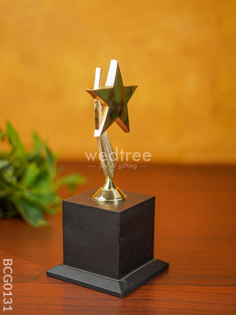 Gold Star Trophy - Bcg0131 Branding