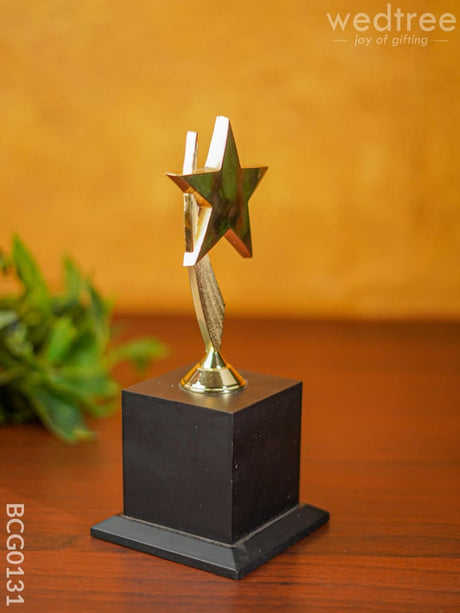 Gold Star Trophy - Bcg0131 Branding