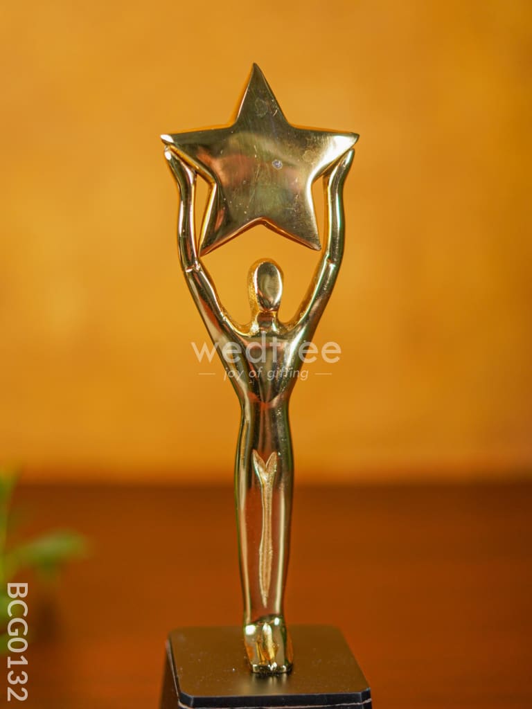 Gold Star Trophy - Bcg0132 Branding