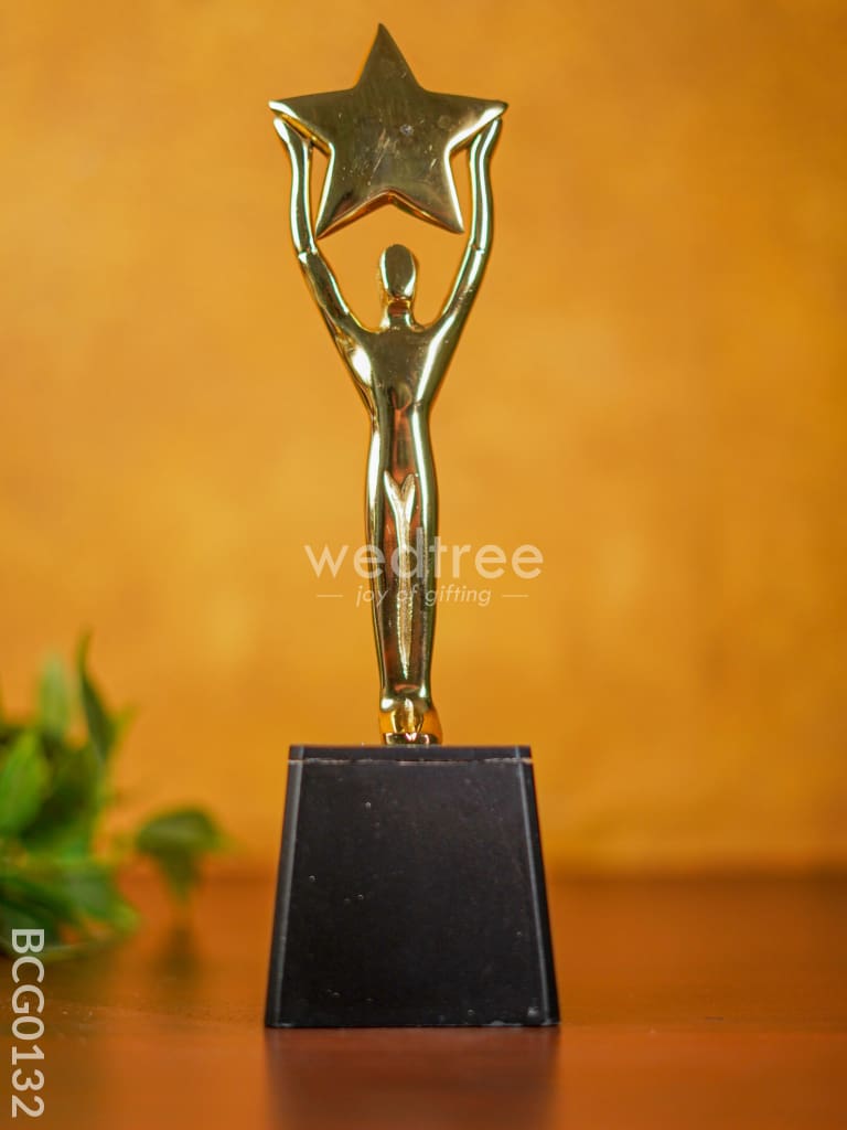 Gold Star Trophy - Bcg0132 Branding