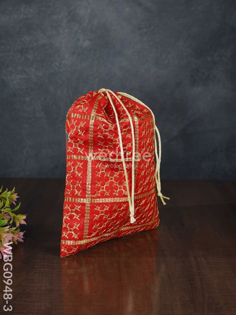 Golden Embroidary String Bag - Wbg0948 Bags