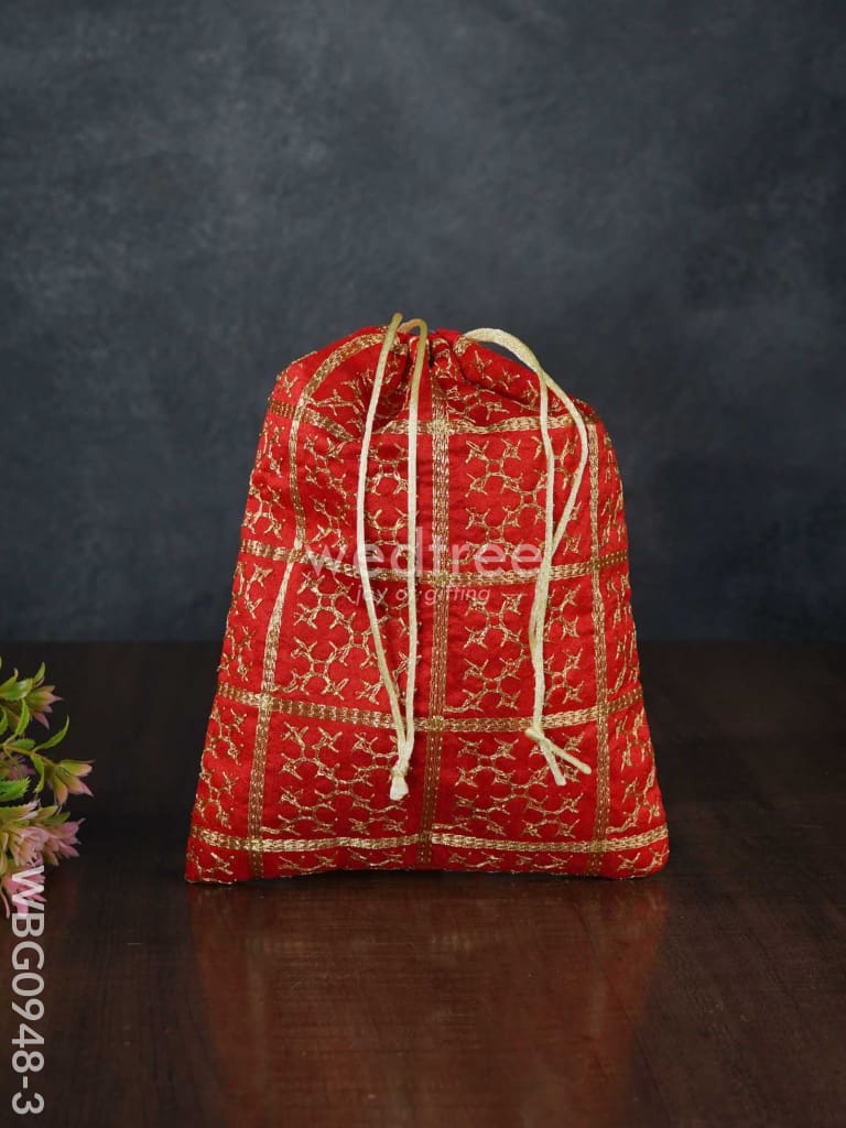 Golden Embroidary String Bag - Wbg0948 Medium Bags