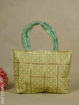 Golden Embroidery Hand Bag - Wbg1206 Bags