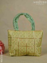 Golden Embroidery Hand Bag - Wbg1206 Bags