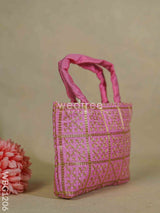 Golden Embroidery Hand Bag - Wbg1206 Bags